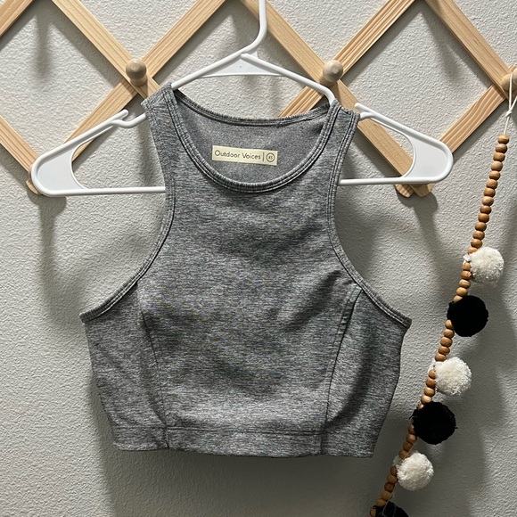 Outdoor Voices Other - Outdoor Voices Grey Sportsbra